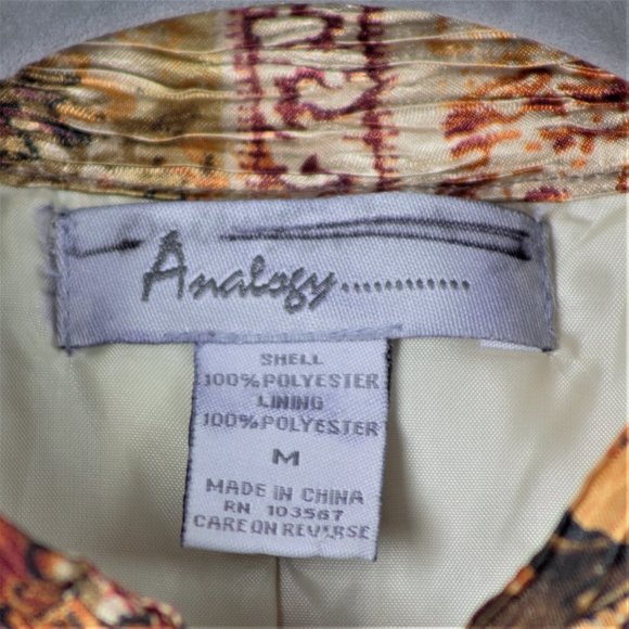 Analogy Beautiful M Petite Oriental Jacket - Picture 9 of 9